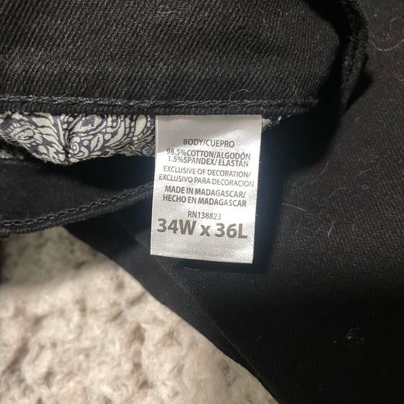 Cody James Slim BootCut Pants 34x36 brand new - Picture 3 of 3